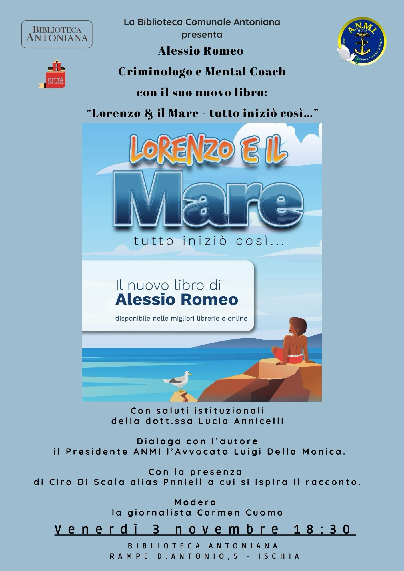 Presentazione libro: Lorenzo e il mare, tutto iniziò così